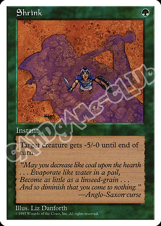 Shrink comune (EN) -NEAR MINT-