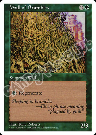 Wall of Brambles non comune (EN) -NEAR MINT-