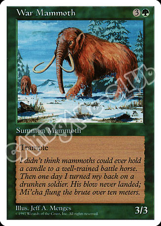 War Mammoth comune (EN) -NEAR MINT-