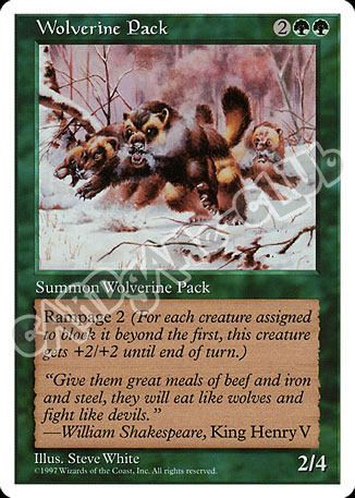 Wolverine Pack non comune (EN) -NEAR MINT-