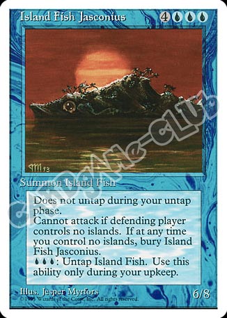 Island Fish Jasconius non comune (EN) -NEAR MINT-