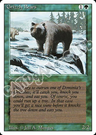 Grizzly Bears comune (EN) -NEAR MINT-
