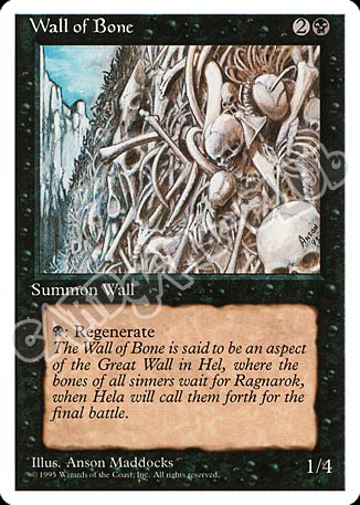 Wall of Bone non comune (EN) -NEAR MINT-