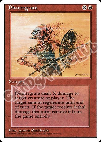 Disintegrate comune (EN) -NEAR MINT-