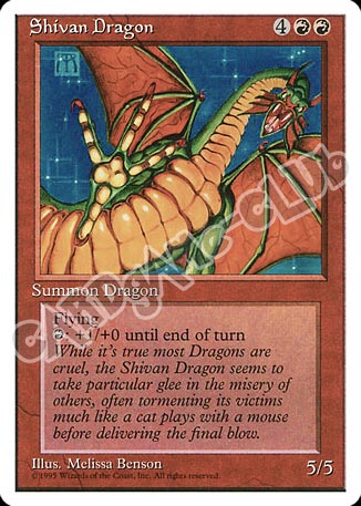 Shivan Dragon rara (EN) -NEAR MINT-