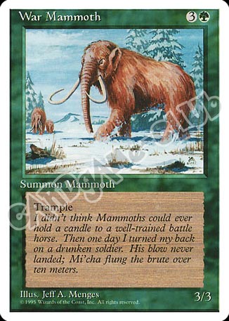 War Mammoth comune (EN) -NEAR MINT-
