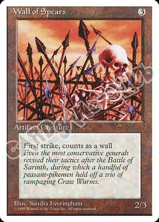 Wall of Spears comune (EN) -NEAR MINT-