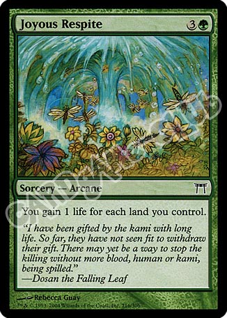 216 /306 Joyous Respite comune (EN) -NEAR MINT-