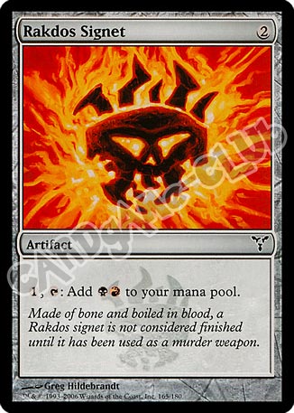 165 / 180 Rakdos Signet comune (EN) -NEAR MINT-