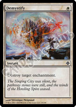 018 / 248 Demystify comune (EN) -NEAR MINT-