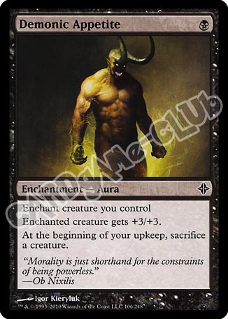106 / 248 Demonic Appetite comune (EN) -NEAR MINT-