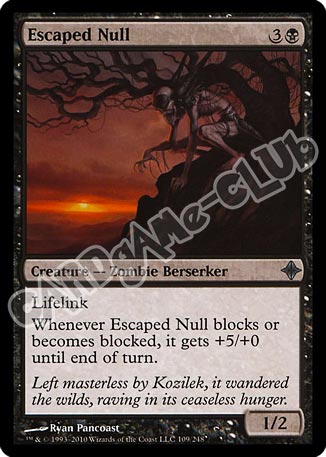 109 / 248 Escaped Null non comune (EN) -NEAR MINT-