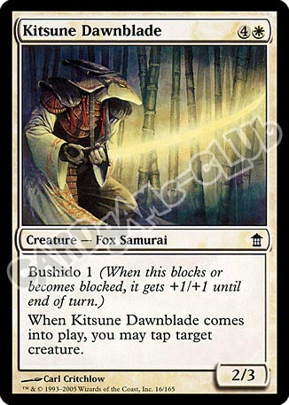016 / 165 Kitsune Dawnblade comune (EN) -NEAR MINT-