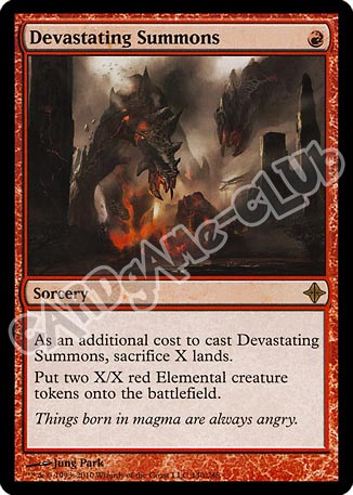 140 / 248 Devastating Summons rara (EN) -NEAR MINT-