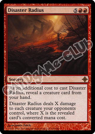 141 / 248 Disaster Radius rara (EN) -NEAR MINT-