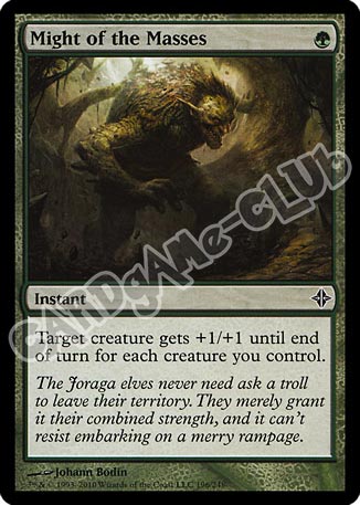 196 / 248 Might of the Masses comune (EN) -NEAR MINT-