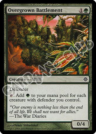 203 / 248 Overgrown Battlement comune (EN) -NEAR MINT-