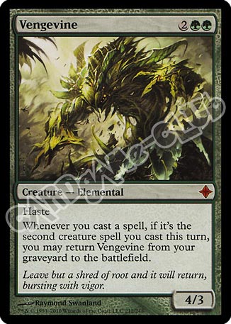 212 / 248 Vengevine rara mitica (EN) -NEAR MINT-