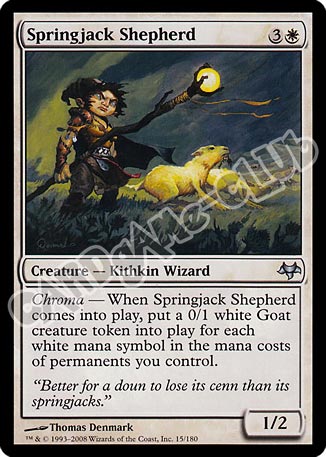 015 / 180 Springjack Shepard non comune (EN) -NEAR MINT-