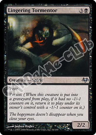 036 / 180 Lingering Tormentor non comune (EN) -NEAR MINT-