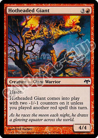 057 / 180 Hotheaded Giant comune (EN) -NEAR MINT-