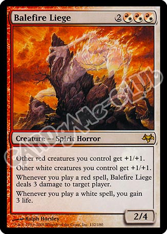 132 / 180 Balefire Liege rara (EN) -NEAR MINT-