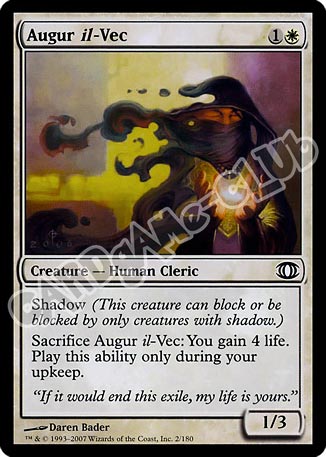 002 / 180 Augur il-Vec comune (EN) -NEAR MINT-