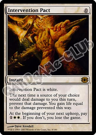 008 / 180 Intervention Pact rara (EN) -NEAR MINT-