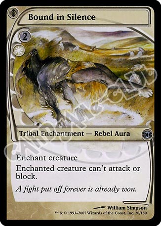 020 / 180 Bound in Silence non comune (EN) -NEAR MINT-