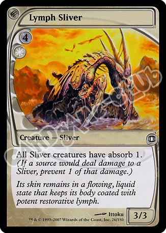 026 / 180 Lymph Sliver comune (EN) -NEAR MINT-