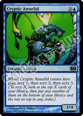 034 / 180 Cryptic Annelid non comune (EN) -NEAR MINT-