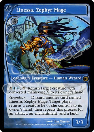 051 / 180 Linessa, Zephyr Mage rara (EN) -NEAR MINT-