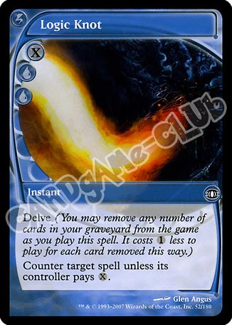 052 / 180 Logic Knot comune (EN) -NEAR MINT-