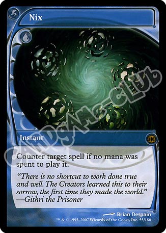 055 / 180 Nix rara (EN) -NEAR MINT-