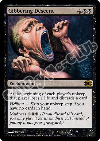 066 / 180 Gibbering Descent rara (EN) -NEAR MINT-