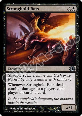 079 / 180 Stronghold Rats non comune (EN) -NEAR MINT-