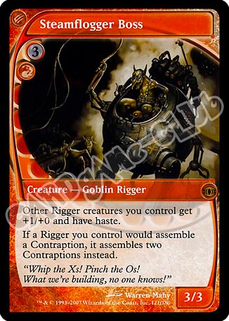 121 / 180 Steamflogger Boss rara (EN) -NEAR MINT-