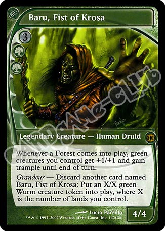 142 / 180 Baru, Fist of Krosa rara (EN) -NEAR MINT-