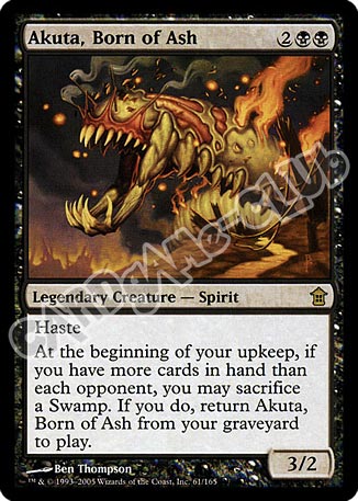 061 / 165 Akuta, Born of Ash rara (EN) -NEAR MINT-