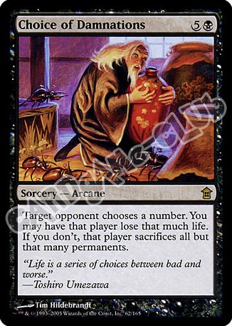 062 / 165 Choice of Damnations rara (EN) -NEAR MINT-