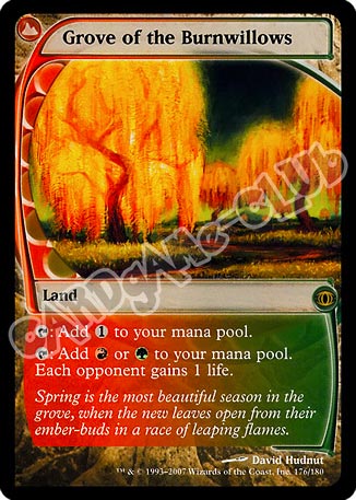 176 / 180 Grove of the Burnwillows rara (EN) -NEAR MINT-