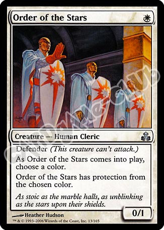 013 / 165 Order of the Stars non comune (EN) -NEAR MINT-