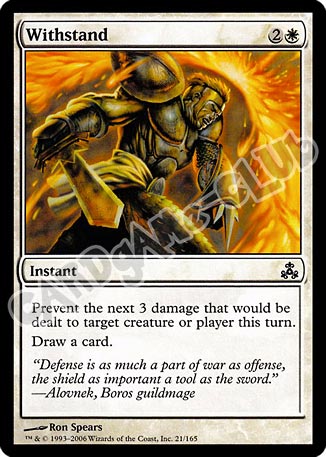 021 / 165 Withstand comune (EN) -NEAR MINT-