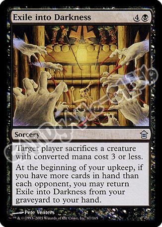 067 / 165 Exile into Darkness non comune (EN) -NEAR MINT-