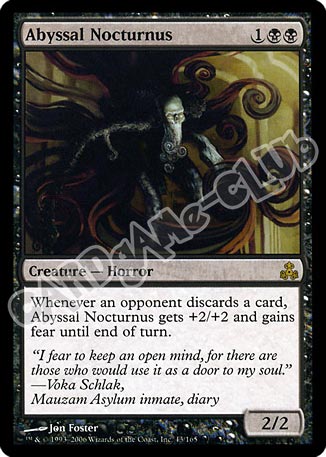 043 / 165 Abyssal Nocturnus rara (EN) -NEAR MINT-