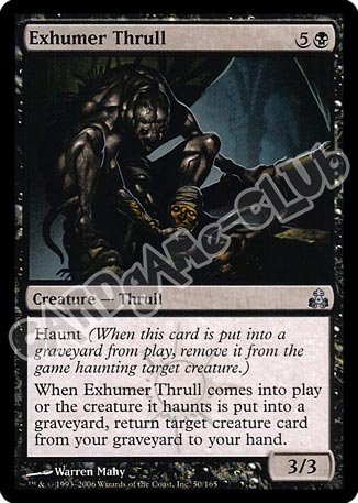 050 / 165 Exhumer Thrull non comune (EN) -NEAR MINT-
