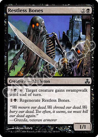058 / 165 Restless Bones comune (EN) -NEAR MINT-