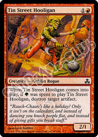 078 / 165 Tin Street Hooligan comune (EN) -NEAR MINT-