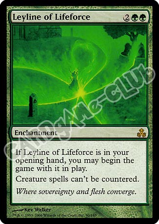 090 / 165 Leyline of Lifeforce rara (EN) -NEAR MINT-