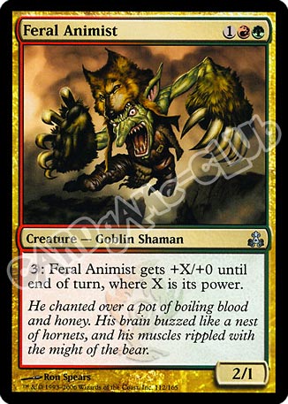 112 / 165 Feral Animist non comune (EN) -NEAR MINT-
